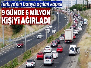 Muğla 9 günde 6 milyon yerli turisti ağırladı