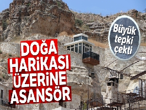 Doğa harikası üzerine asansör