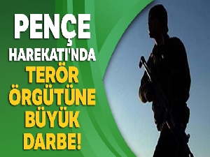 Pençe Harekatı'nda terör örgütüne büyük darbe!