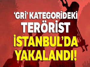 ‘Gri' kategoride aranan terörist İstanbul'da yakalandı