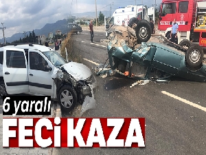 Balıkesir Sındırgı karayolunda kaza: 6 yaralı