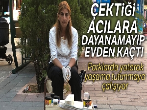 Çektiği acılara dayanamayıp evden kaçtı, ayakkabı boyayarak yaşama tutunuyor
