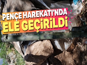Pençe Harekâtı'nda SA-14 tipi füze ele geçirildi