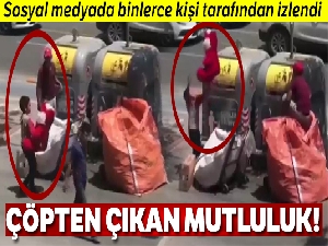 Çöpten çıkan mutluluk