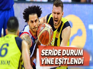 Seride durum yine eşitlendi : Fenerbahçe Beko: 85 - Anadolu Efes: 69