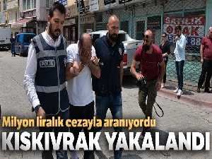 Milyon liralık cezayla aranan suç makinesi yakalandı