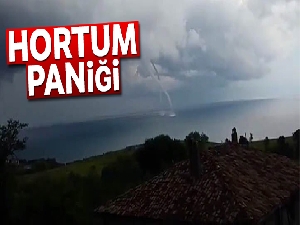 Şile'de hortum paniği