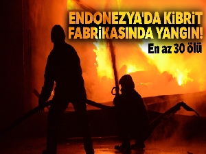 Endonezya'da kibrit fabrikasında yangın: En az 30 ölü