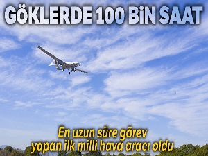 Göklerde 100 bin saat