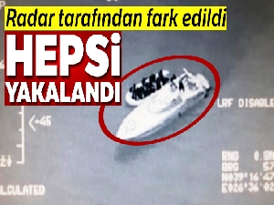 Ayvalık'ta 41 kaçak göçmen yakalandı