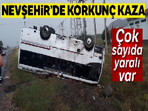 Nevşehir'de trafik kazası: 30 yaralı