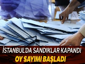 İstanbul'da sandıklar kapandı