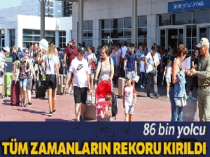 Antalya'ya havadan turist yağıyor