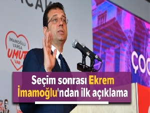 Ekrem İmamoğlu: 'Milyonlarca insana mahcup olmamak için çok çalışacağım'