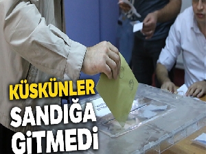 1,7 milyon kişi sandığa gitmedi
