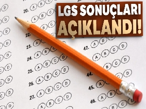 LGS sonuçları açıklandı! (2019 LGS sınav sonuçları son dakika)
