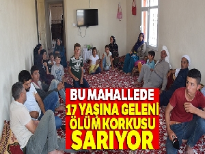 Bu mahallede 17 yaşına geleni ölüm korkusu sarıyor