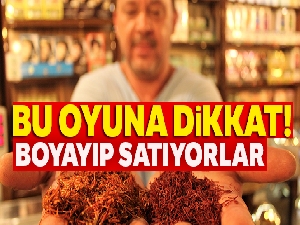 400 liralık yalancı safranı boyayıp 40 bin liraya satıyorlar