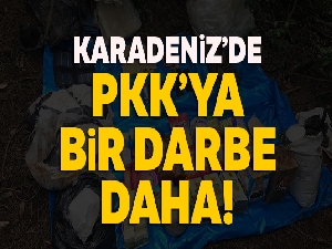 Karadeniz'de PKK'ya bir darbe daha vuruldu