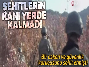Şehitlerin kanı yerde kalmadı