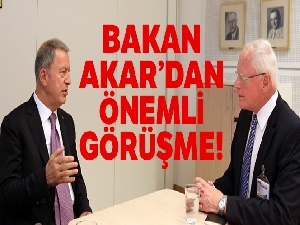 Bakan Akar, ABD Suriye Özel Temsilcisi Jeffrey ile görüştü