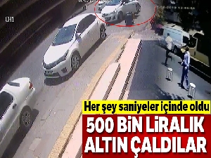 Bahçelievler'de 500 bin liralık altın hırsızlığı