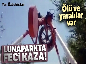 Lunapark feci kaza: 1 ölü, 4 yaralı