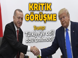 Cumhurbaşkanı Erdoğan ile Trump arasında kritik görüşme