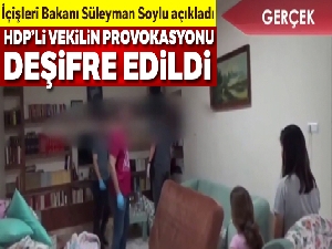 İçişleri Bakanı Süleyman Soylu açıkladı: HDP'li vekilin kirli provokasyonu deşifre edildi!