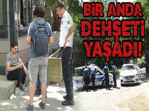 Şişli'de parkta yürüyüş yapan öğrenciye gasp dehşeti