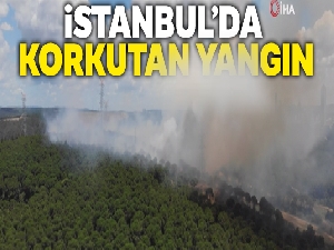 Hasdal Askeri Kışlası'ndaki yangın kontrol altına alındı