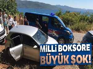 Aracın camını kırıp milli boksörün çantasını çaldılar