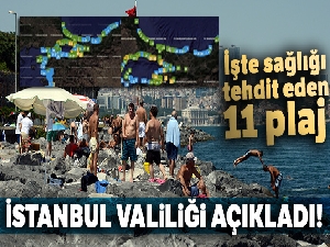 İstanbul'da deniz suyu analizleri yapıldı...11 plaj kötü olarak derecelendirildi