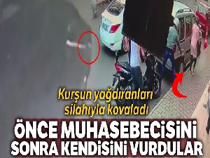Pendik'te iş adamına silahlı saldırı kamerada