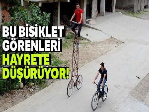 En havalı bisikleti yaptı
