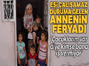 Eşi kaza geçirip çalışamaz duruma gelen annenin feryadı: 'Bize yardım eli uzatın'