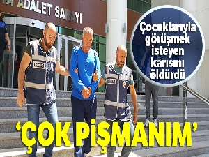 'Alo anneni öldürdüm' demişti! Karısını öldüren adam: 'Çok pişmanım'