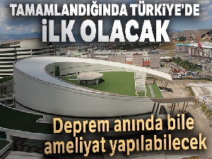 Tamamlandığında Türkiye'nin ilk hilal teması barındıran şehir hastanesi olacak