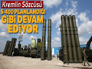 Peskov: 'S-400 planlandığı gibi devam ediyor'