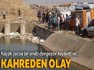 8 yaşındaki çocuk su kanalında boğuldu