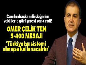 Cumhurbaşkanı Erdoğan'ın vekillerle görüşmesi bitti! Ömer Çelik'ten önemli açıklamalar
