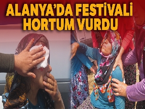 Alanya'daki şenliği hortum vurdu: 6 yaralı