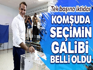 Yunanistan'da seçimin galibi Miçotakis
