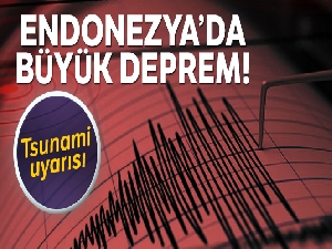 Endonezya'da şiddetli deprem!