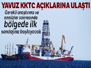 Yavuz sondaj gemisi, KKTC açıklarına ulaştı