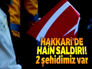 Hakkari'de hain saldırı: 2 şehidimiz var