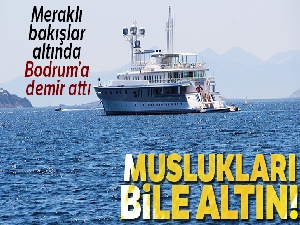 Yüzen mücevher Bodrum'da