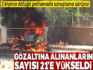 Reyhanlı patlamasında gözaltı sayısı 21'e yükseldi