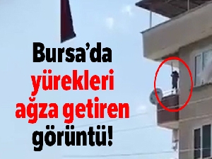 Bursa'da küçük çocuğun balkonda ölümüne oyunu