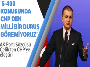 AK Parti Sözcüsü Çelik'ten sistem açıklaması